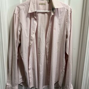 Burberry Light Pink Collared Shirt